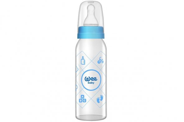 Wee Baby Kiraz Uçlu Cam Biberon 250 ml 876 - 2
