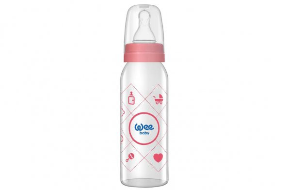 Wee Baby Kiraz Uçlu Cam Biberon 250 ml 876 - 4
