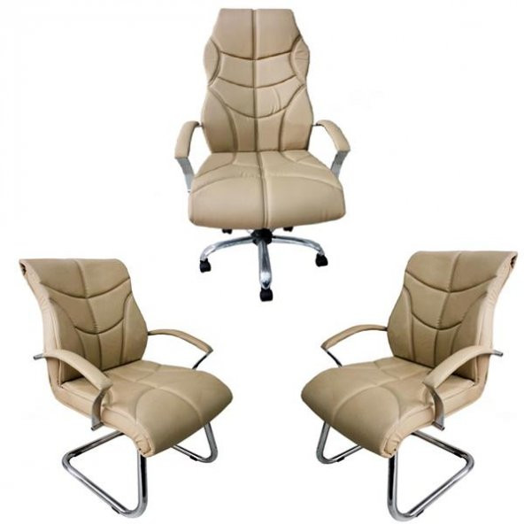 Aron Toprak Makam Koltuğu ve 2 Adet Misafir Koltuğu