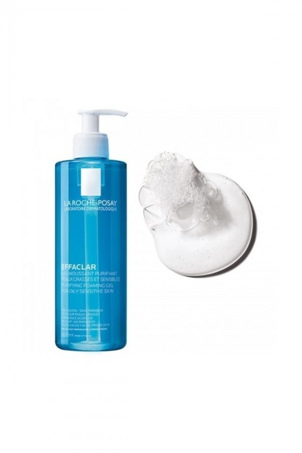 LA ROCHE POSAY Effaclar Jel Temizleme Jeli Yağlı/Akneye Eğilim Gösteren Ciltler 400 ml 3337872411991 - 2