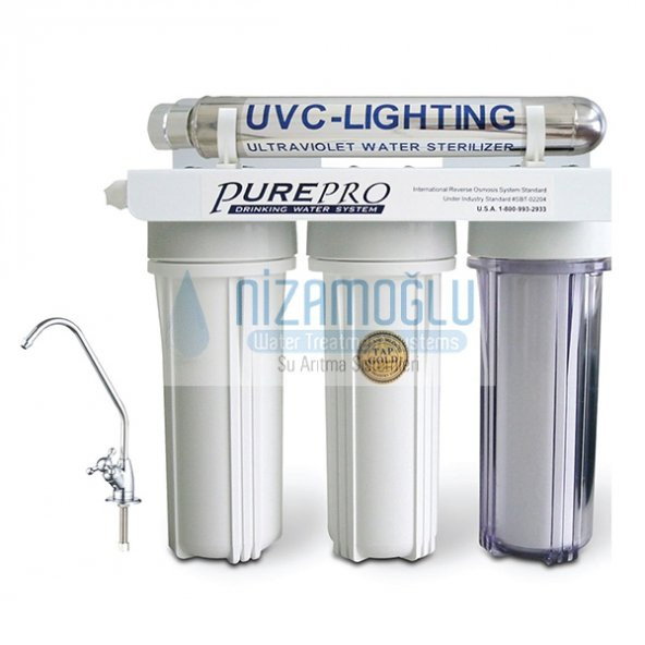 Purepro UV 401 4 aşamalı Ultraviyole (UV) Su Arıtma Sistemi