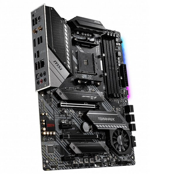 MSI MAG X570 TOMAHAWK WIFI DDR4 M2 PCIe NVME HDMI PCIe 16X v4.0 AM4 ATX - 8