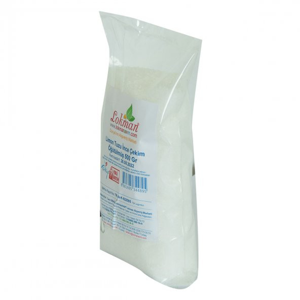 LokmanAVM Limon Tuzu İnce Çekim Öğütülmüş 500 Gr Paket - 3