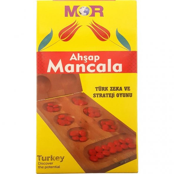 Mortoys Ahşap Mancala Türk Zeka ve Strateji Oyunu 599816