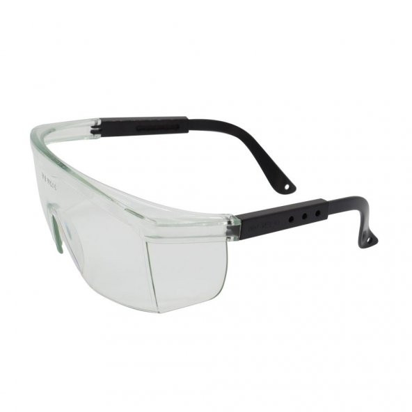 (12 Adet) Baymax S400 Şeffaf Koruyucu Çapak İşçi Gözlüğü