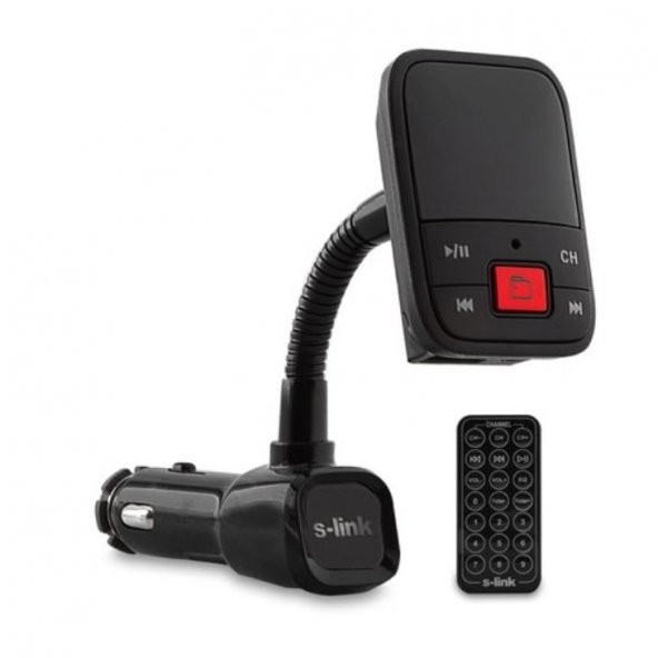 S-LINK SL-FM65 2.1A USB VE SD GİRİŞLİ FM TRANSMITTER