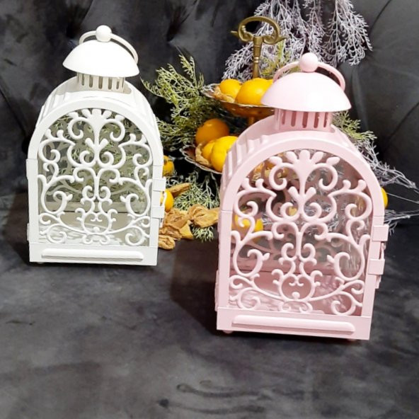 Ferforje Fener,Şamdan,İkea Modeli Ferforje GOTTGÖRA Tea Light Fener Mumluk