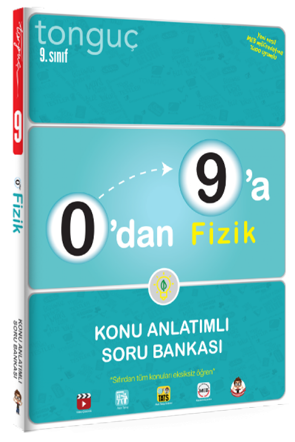 0 dan 9 a Fizik Konu Anlatımlı Soru Bankası Tonguç Akademi Yayınları