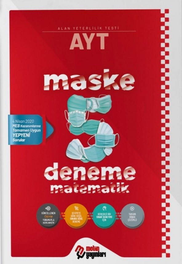 AYT Matematik Maske 5 Deneme Metin Yayınları