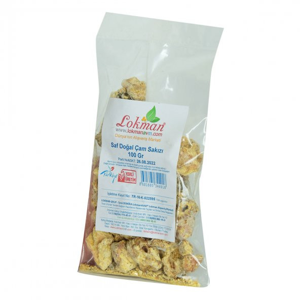 LokmanAVM Çam Sakızı Doğal 100 Gr Paket - 3