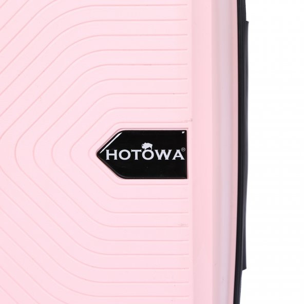 Hotowa Gold PP Valiz 8008 Pembe Valiz Seti - 5