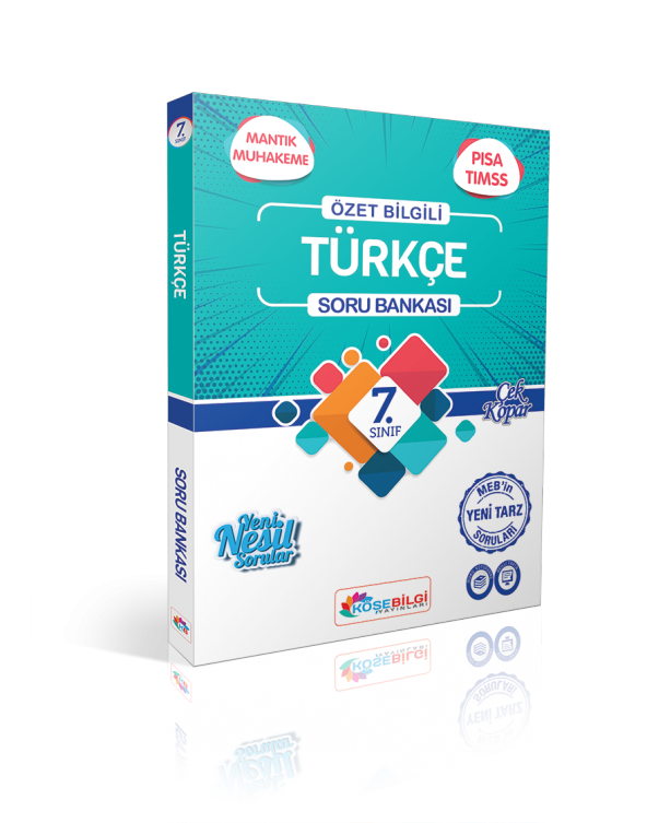 7.Sınıf Türkçe Özet Bilgili Soru Bankası Köşebilgi Yayınları