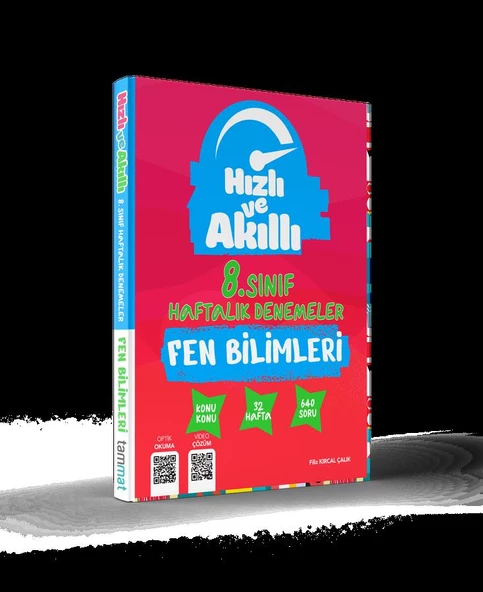 8. Sınıf Fen Bilimleri Hızlı ve Akıllı Haftalık Denemeler Tammat Yayıncılık