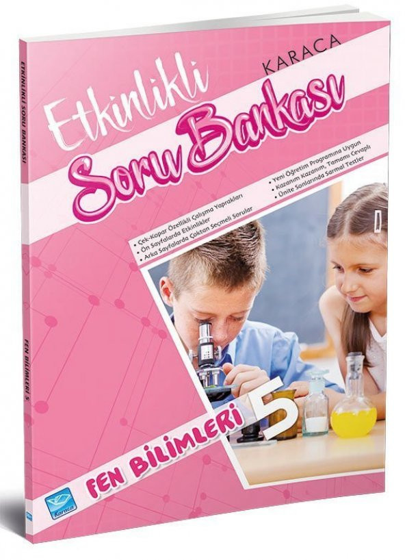 5. Sınıf Fen Bilimleri Etkinlikli Soru Bankası Karaca Eğitim Yayınları