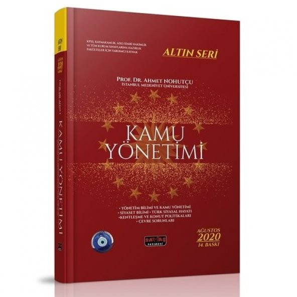 Kamu Yönetimi Konu Anlatımı Altın Seri Savaş Yayınları