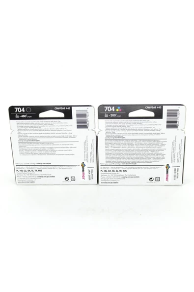 HP 704 Cn692a / Cn693a / Orjinal Siyah Ve Renkli Kartuş - Resim 4