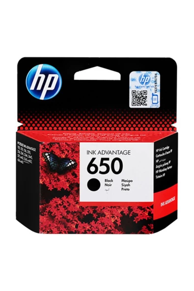 HP 650-cz101ae Siyah Kartuş