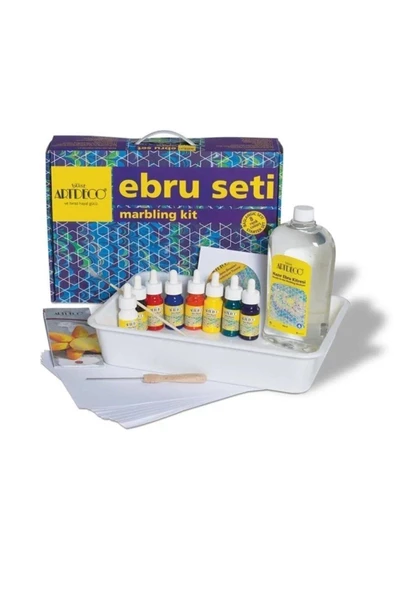 Artdeco Ebru Başlangıç Seti 8Li Çantalı Y-016 Es-8 ürün görseli