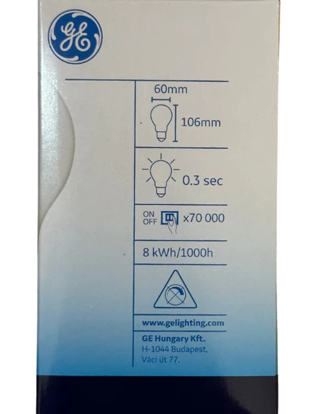 General Electric 8W 2700K (Sarı Işık) E27 Duylu Led Cam Ampul (4 Adet) - 4