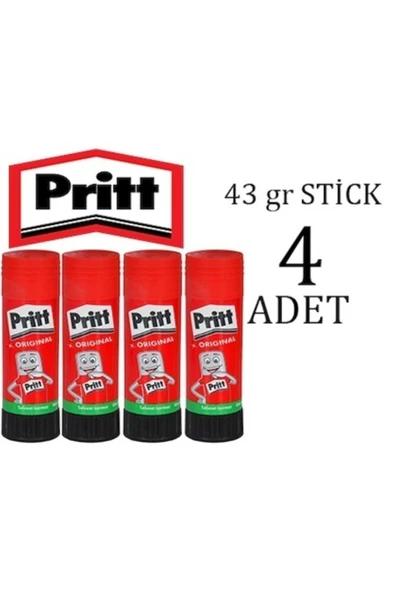 Henkel Pritt Mum Yapıştırıcı 43 Gr 4'lü Set