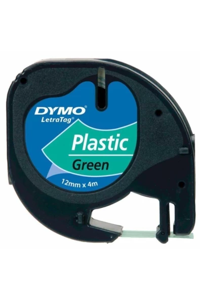 Dymo Letratag Plastik Etiket Şerit Yeşil 59425 (12MM X 4 METRE) ürün görseli