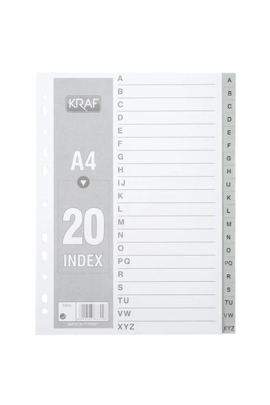 KRAF Separatör 1004 A-z Harfli