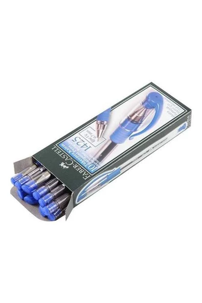 Faber Castell 1425 Mavi Iğne Uçlu Tükenmez Kalem 10 Lu Kutu - 2
