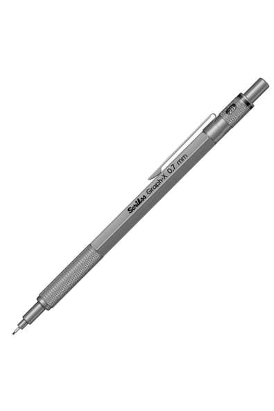 Scrikss Graph-x Metal 0.7mm Versatil Kalem Kurşun Gri-