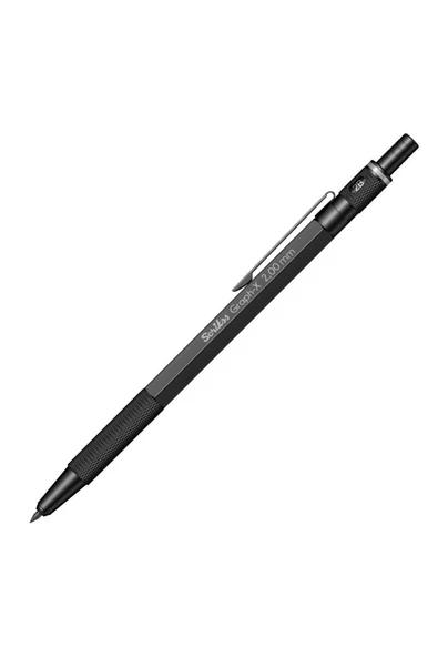 Scrikss Graph-x Metal Mat Siyah 2.0mm Versatil Kalem-