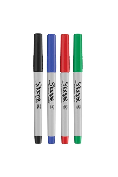 Sharpie Ultra Fine Permanent Markör Standart Renk 4 Lü 1985879 - 6