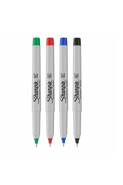 Sharpie Ultra Fine Permanent Markör Standart Renk 4 Lü 1985879 - 3