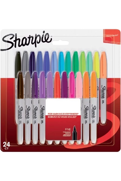 Sharpie Sharpıe Fıne Permanent Markör 24 Lü Blist. 2065405