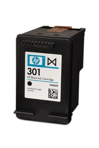 HP 301 190 Sayfa Kapasiteli Siyah Mürekkep Kartuşu Ch561Ee