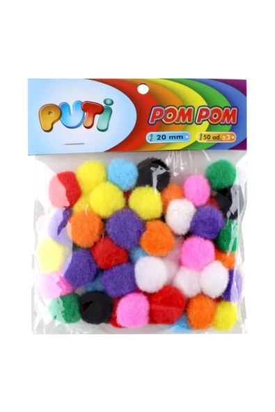 Puti Pom Pom 20mm 50li