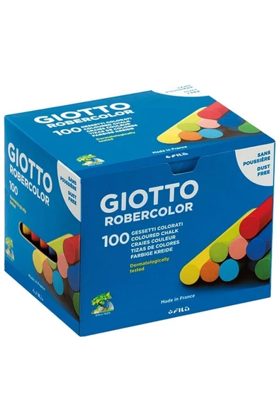 Giotto Robercolor Renkli Tebeşir 100 Lü 539000 ürün görseli 1