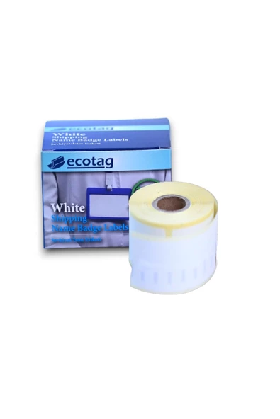 ECOTAG Dymo Lw Muadili Klasor Sırt Etiketi 190 Mm X 59 Mm-110 Adet