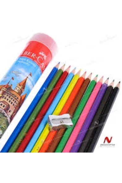 Faber Castell Faber Castel Kuru Boya 12 Li Tüp