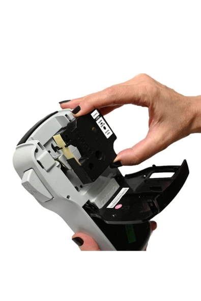 FOOGY Dymo D1 Uyumlu Termal Kağıt Yedek Şerit Beyaz 12 mm X 7 mt - 4
