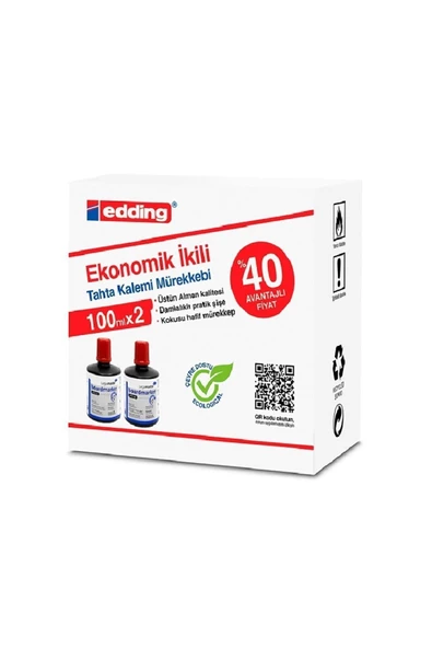 Legamaster Edding Lm-1199k202 Kırmızı Tahta Kalemi Mürekkebi 2 Li (%40 AVANTAJLI FİYAT) - 2