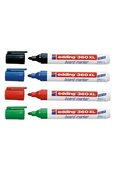 Edding 360 Beyaz Tahta Kalemi 4 Ana Renk ürün görseli 1