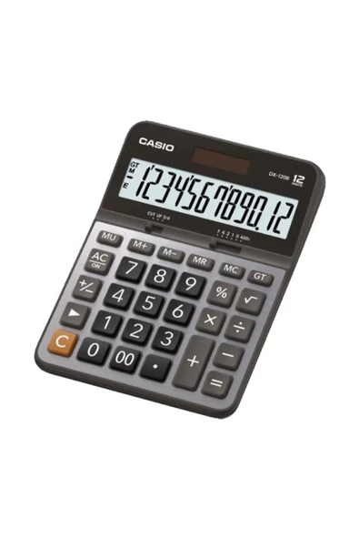 Omnixer Hesap Makinası Masa Üstü 12 Hane Dx-120b Siyah ürün görseli 1