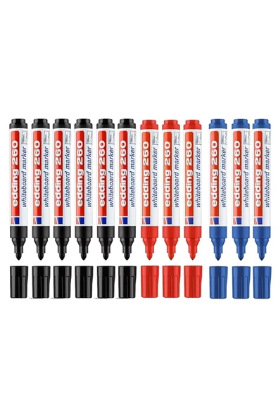 Edding 260 Beyaz Tahta Kalemi 12 Li Set ürün görseli 1