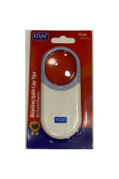 KRAF Işıklı Cep Tipi Büyüteç 311g