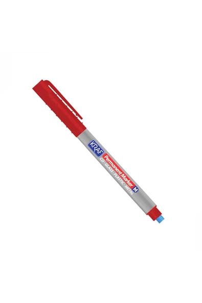KRAF Asetat Kalemi Silgili (m) 260 Kırmızı - 12 Li Paket - 2