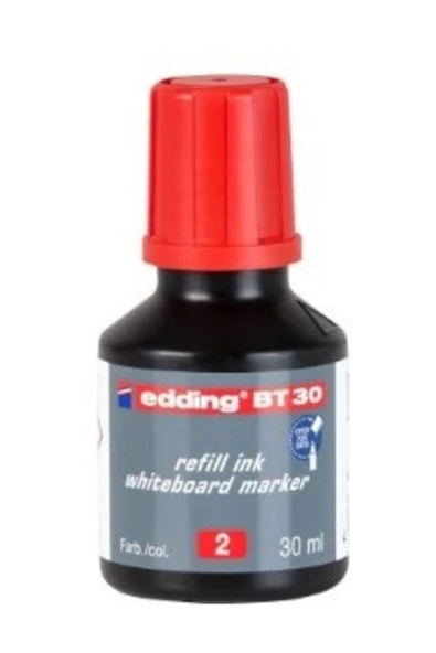 Edding Beyaz Tahta Mürekkebi 30 Ml E-bt30 Kırmızı ürün görseli 1