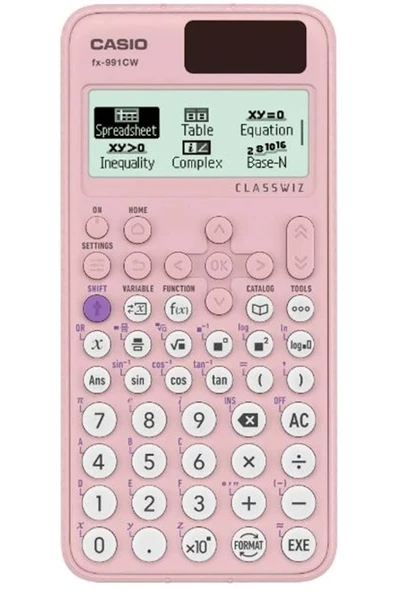Omnixer Fx-991cw-w-dt Classwiz Pembe Bilimsel Fonksiyonlu Hesap Makinesi
