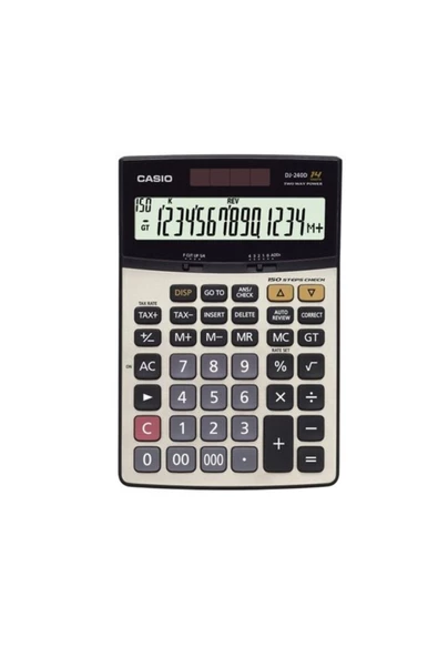 Omnixer DJ-240D İşlem Kontrollü 14 Hane Hesap Makinesi