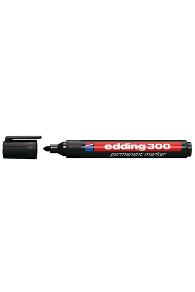 Edding 300 Siyah Permanent Marker Kalem