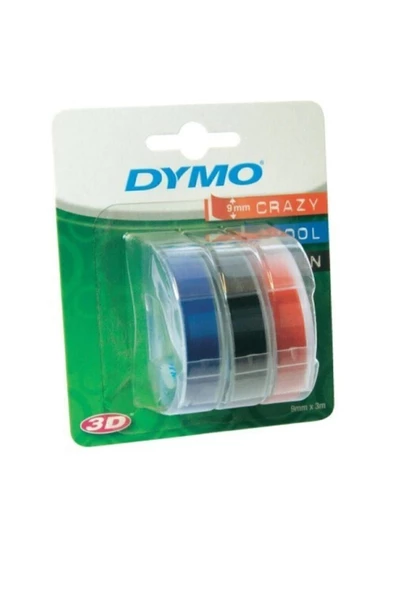 Dymo Junior Etiket Makinesi + 3'lü Blisterli Yedek Şerit 9mm*3m - Resim 3