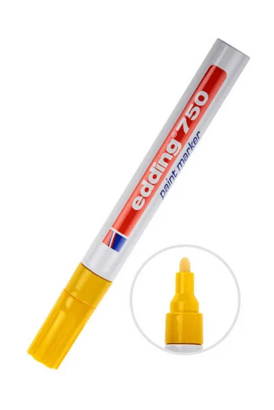 Edding Sarı Dekor Dekorasyon Ve Markalama Kalemi (UÇ 2 - 4 MM) E-750 - 3